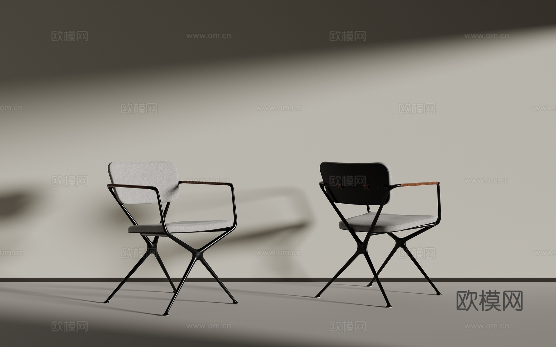 现代单椅3d模型