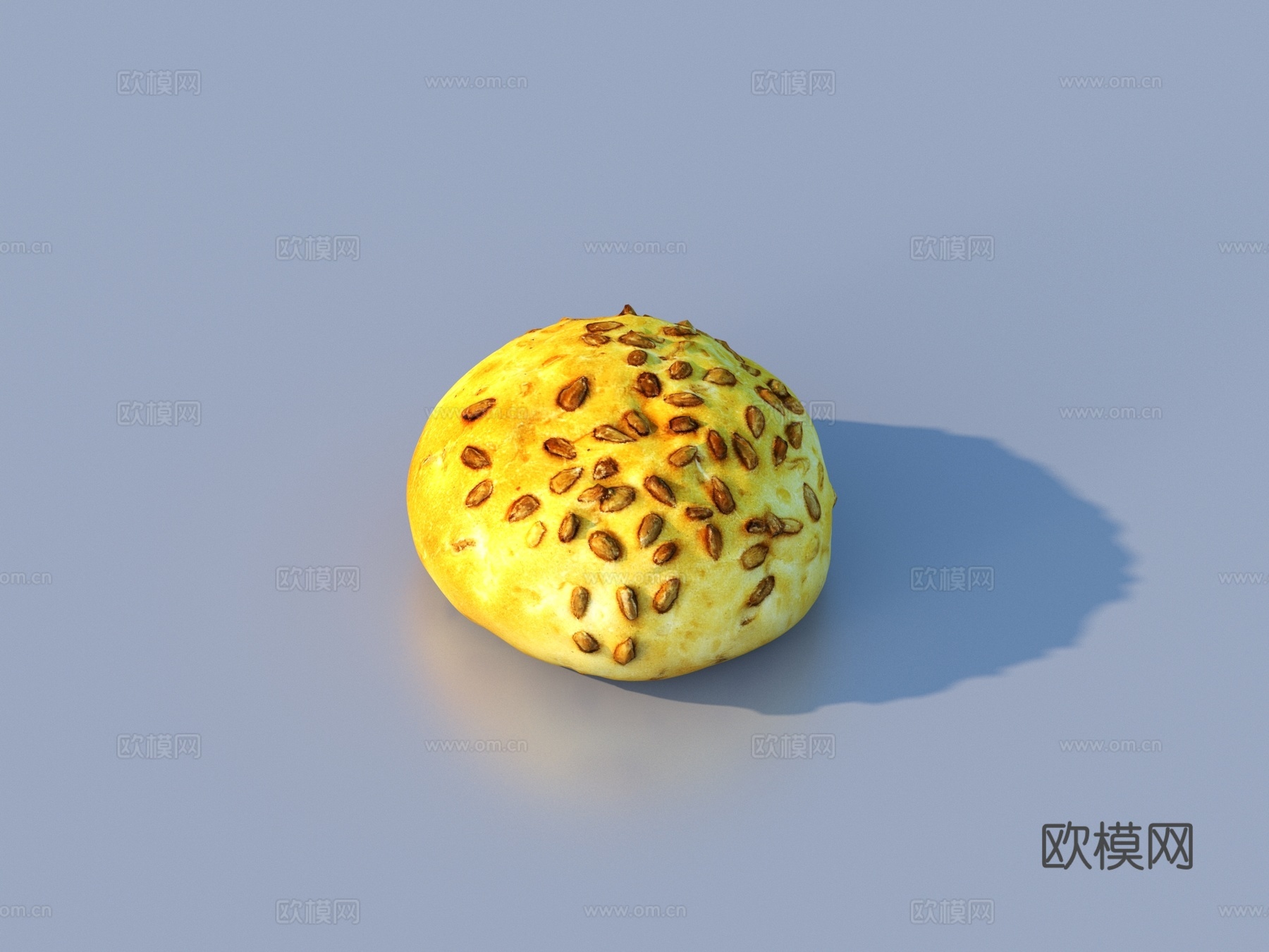 大饼 面包 饼干 食物3d模型