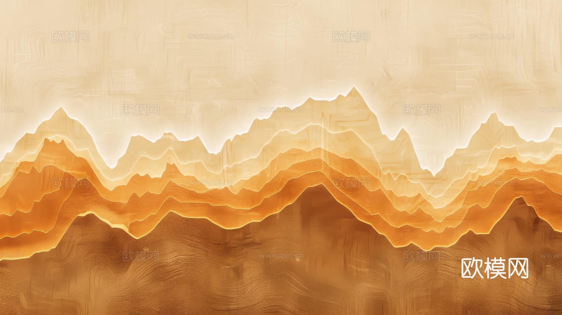 山水层叠山脉背景下载（渲染图5）