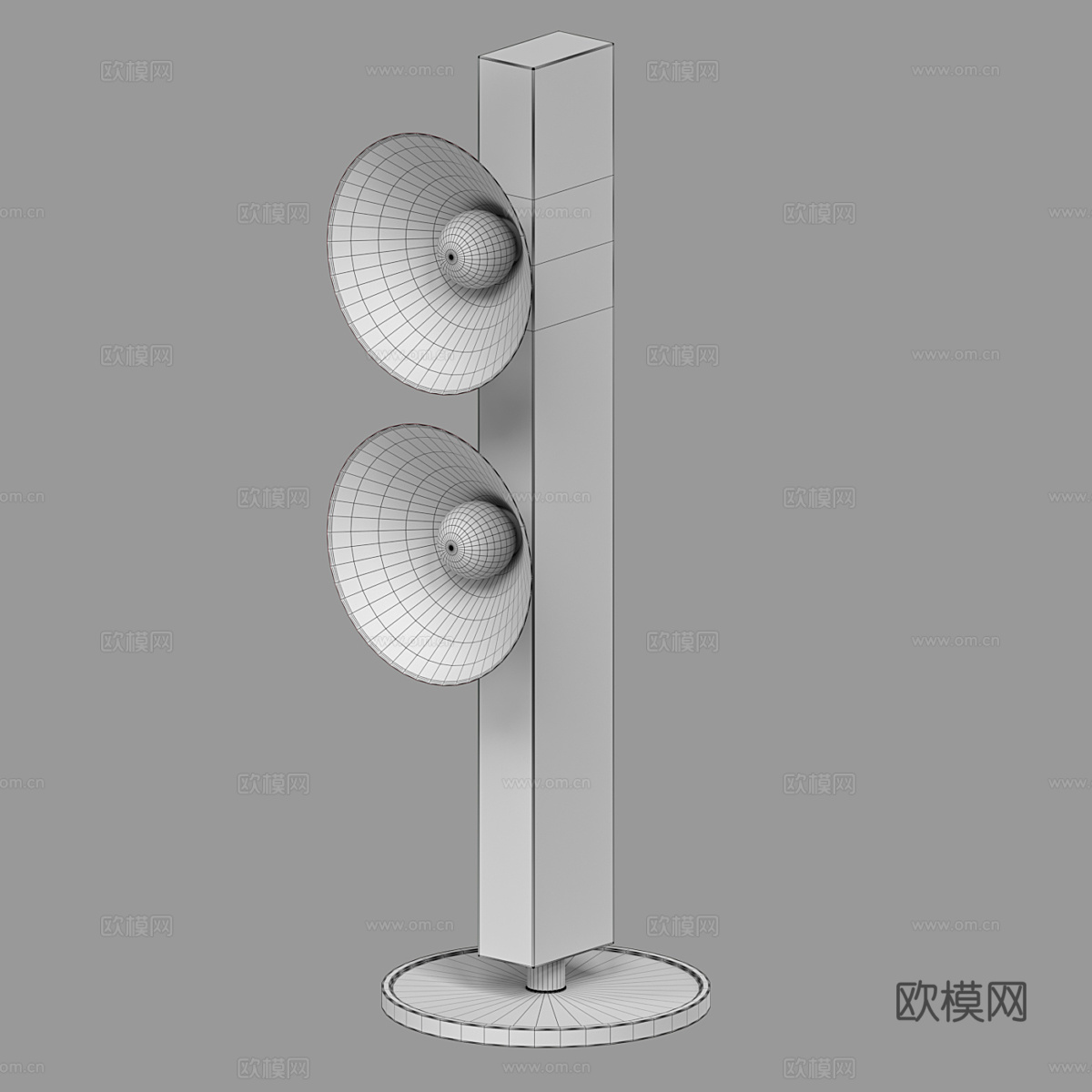 现代极简落地灯3d模型