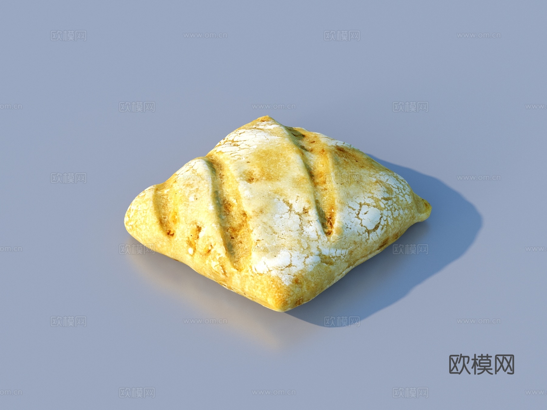大饼 面包 饼干 食物3d模型