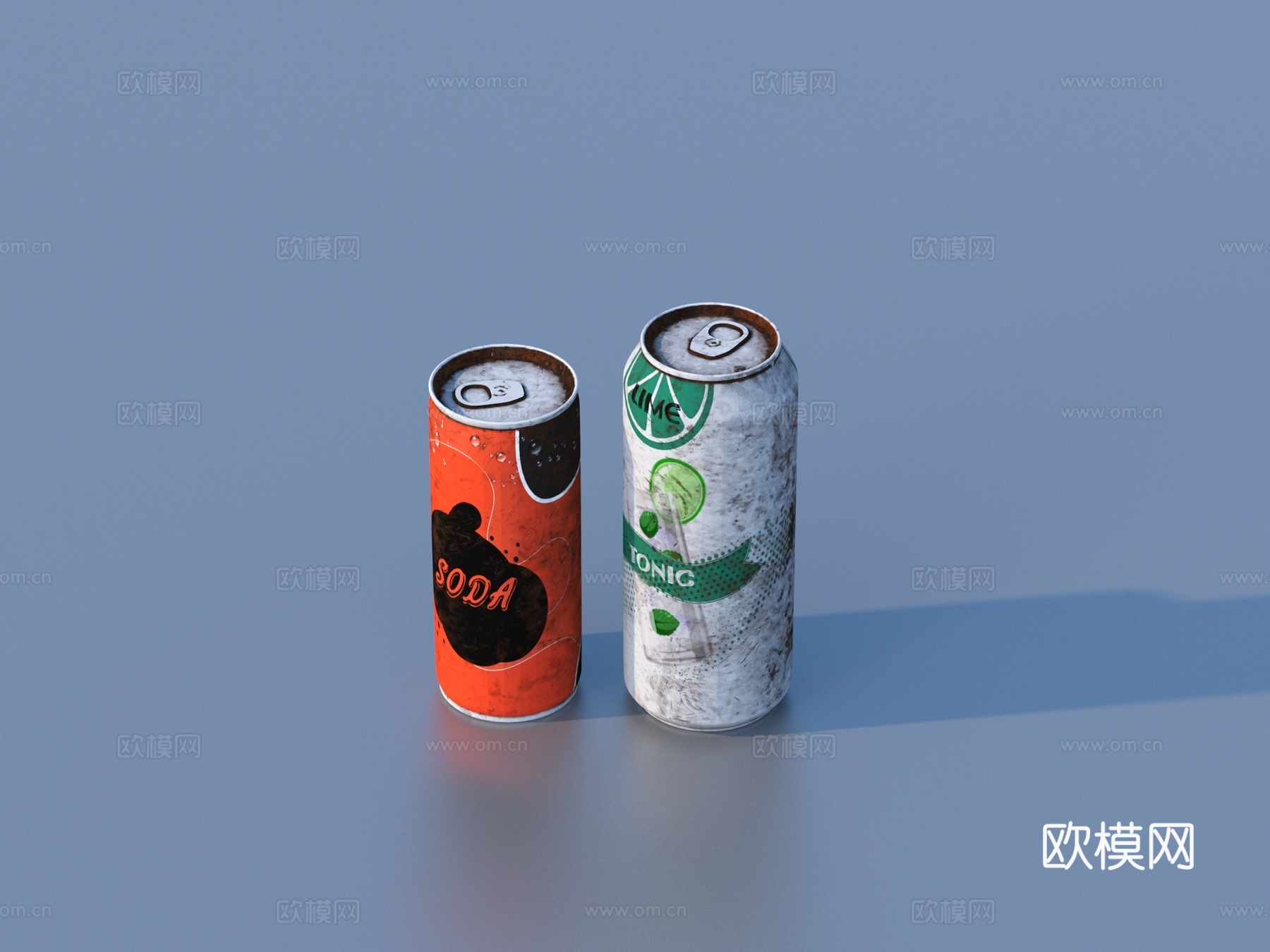 饮料 易拉罐 汽水3d模型