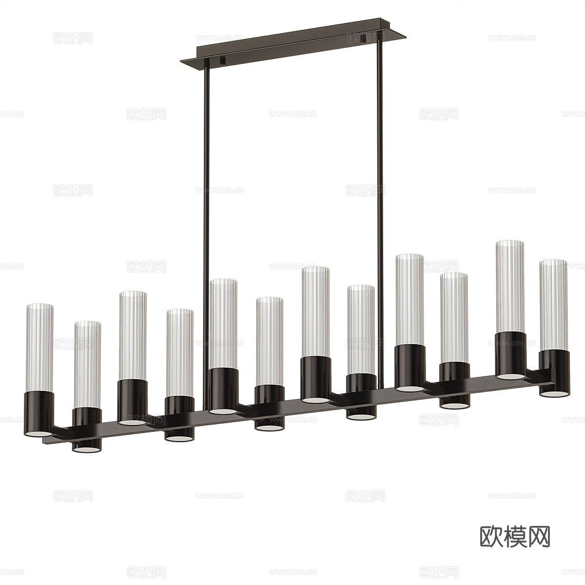 现代极简装饰吊灯3d模型