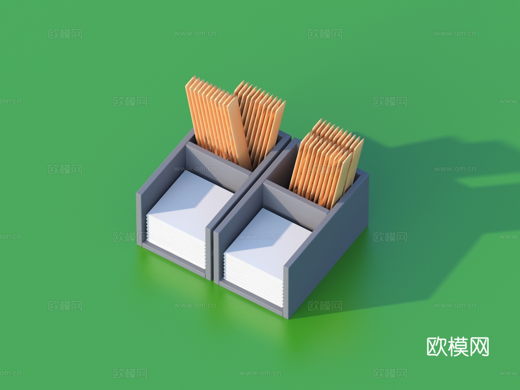餐纸 餐具 小品3d模型