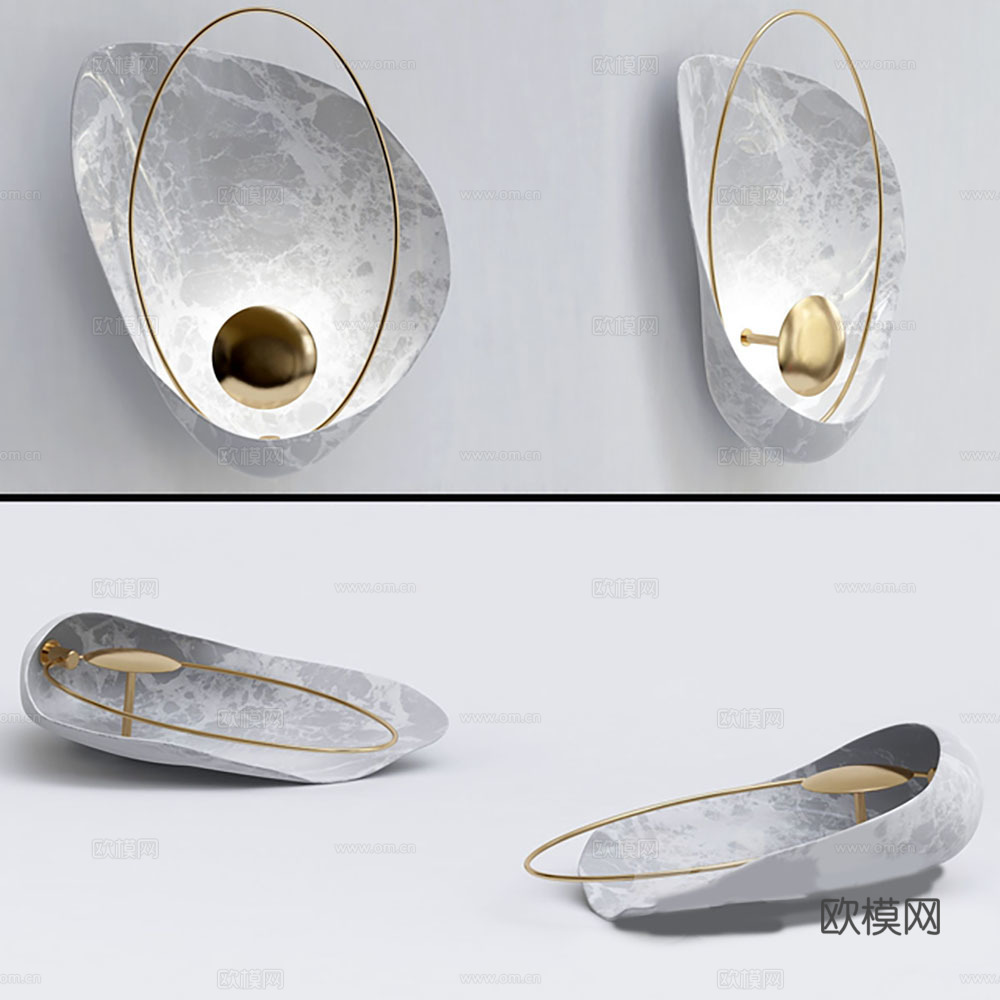 灯具 壁灯 装饰灯3d模型
