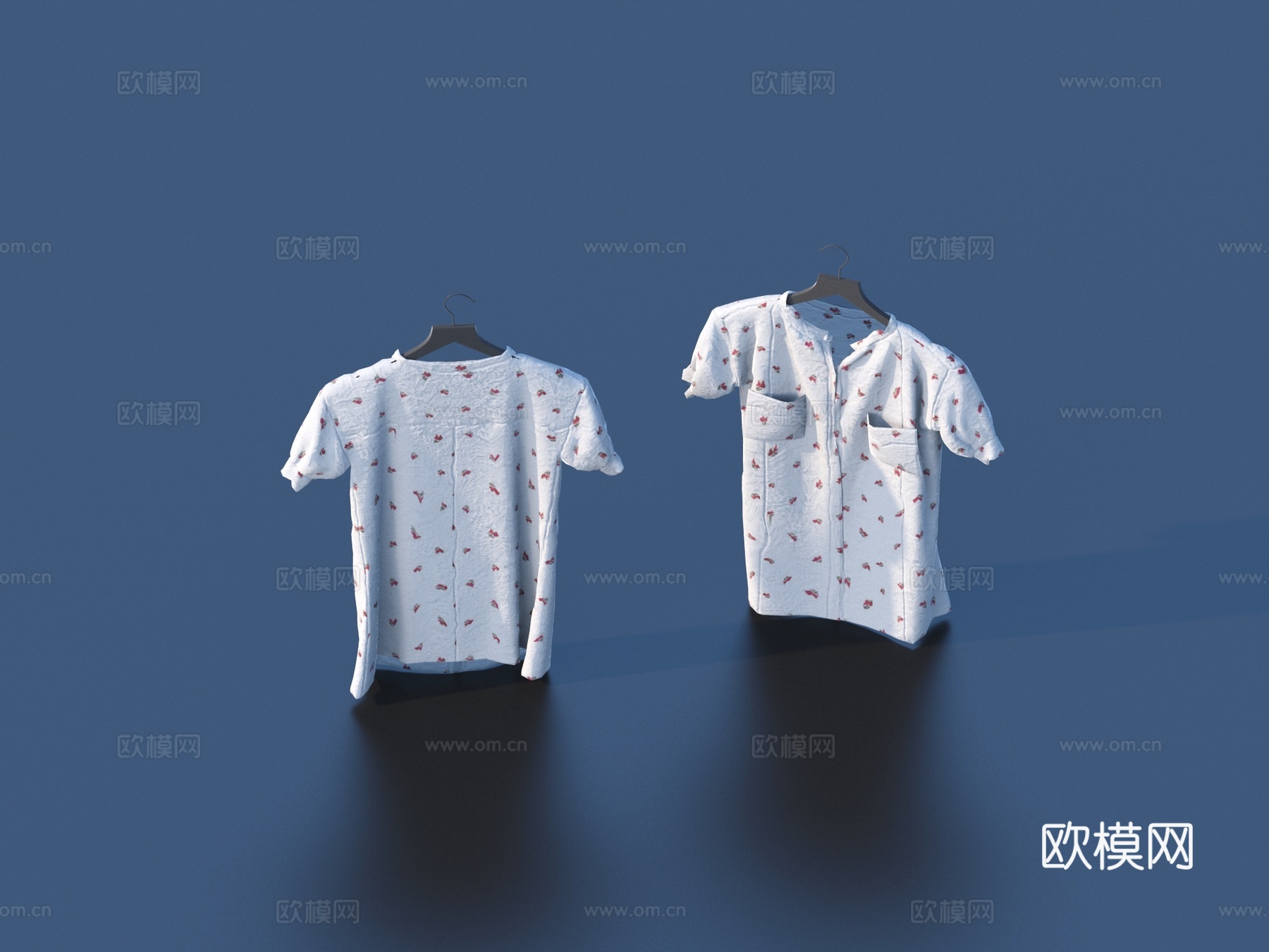 衣服 服装 衬衫3d模型