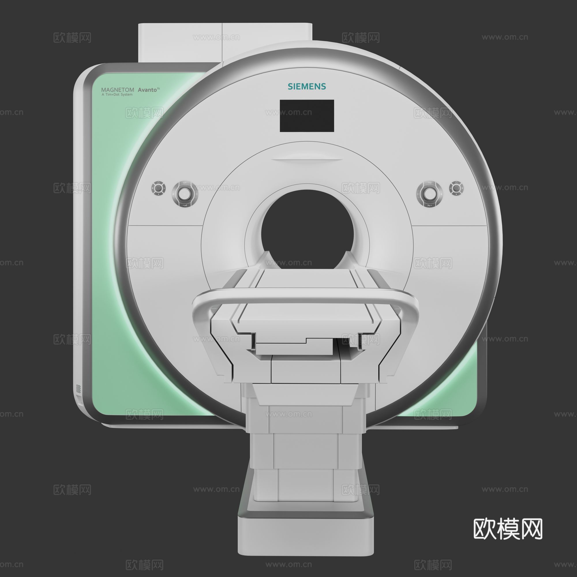 西门子 核磁共振成像 断层扫描3d模型下载（渲染图3）