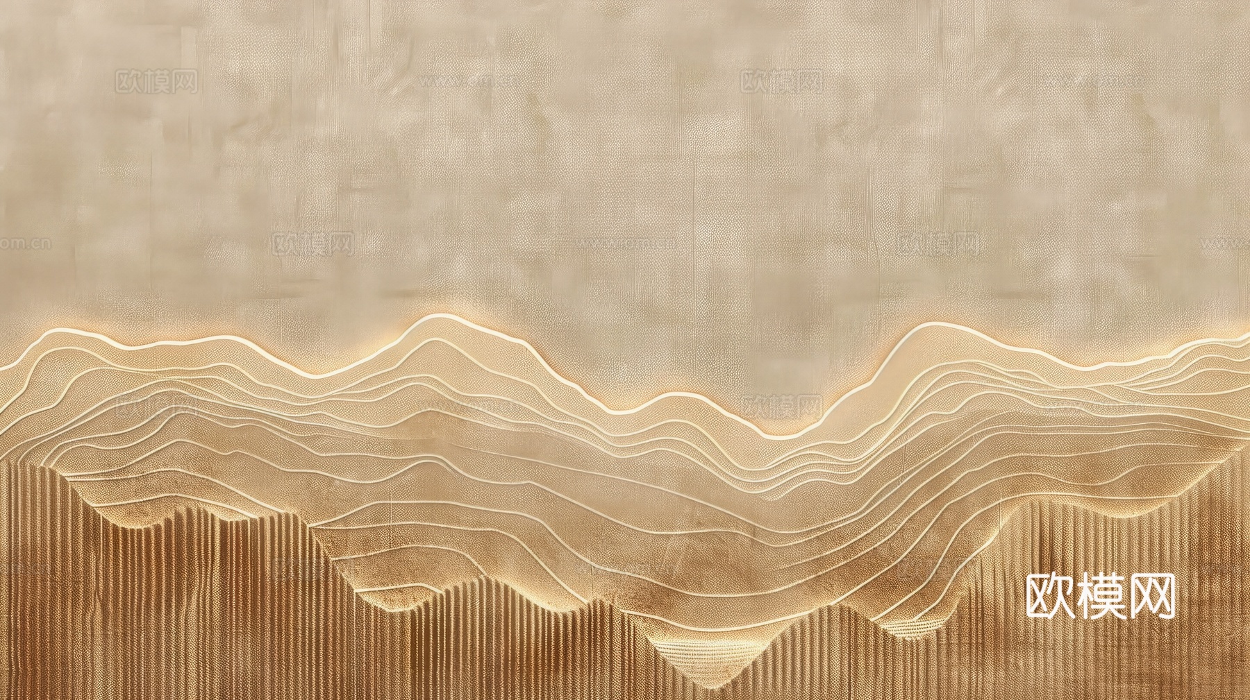 山水层叠山脉背景下载（渲染图8）