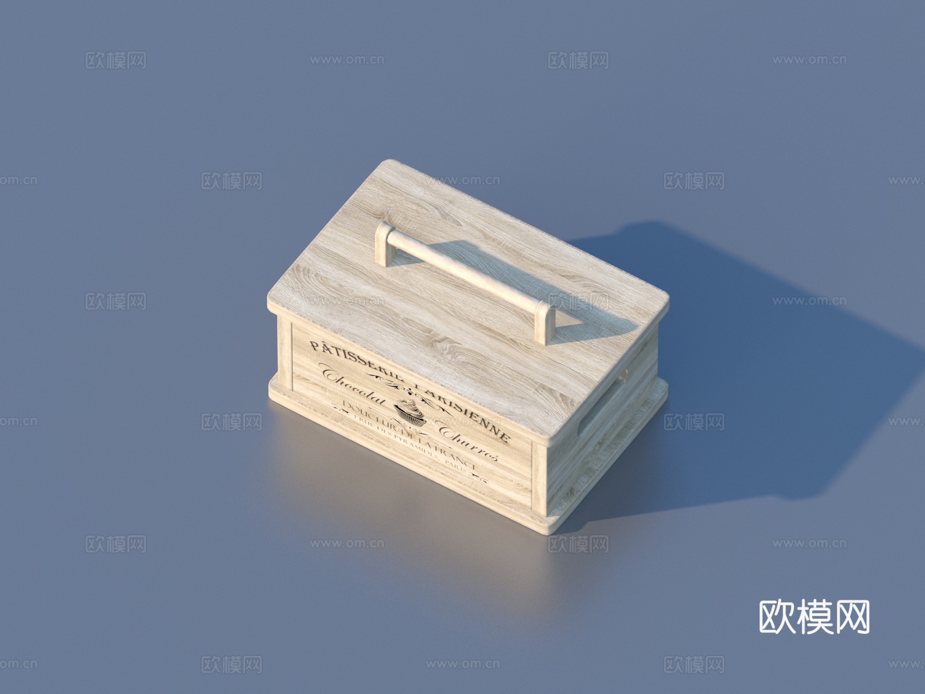 箱子 木箱 生活用品3d模型