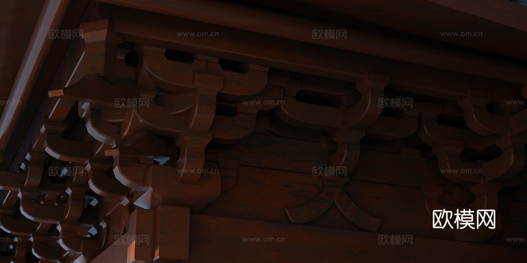 廊桥3d模型