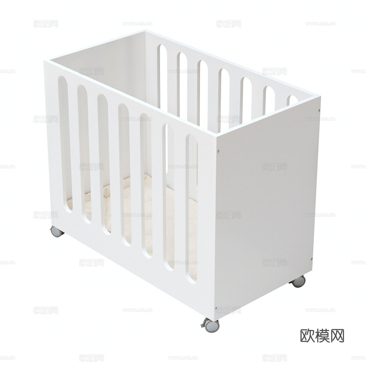 婴儿床3d模型