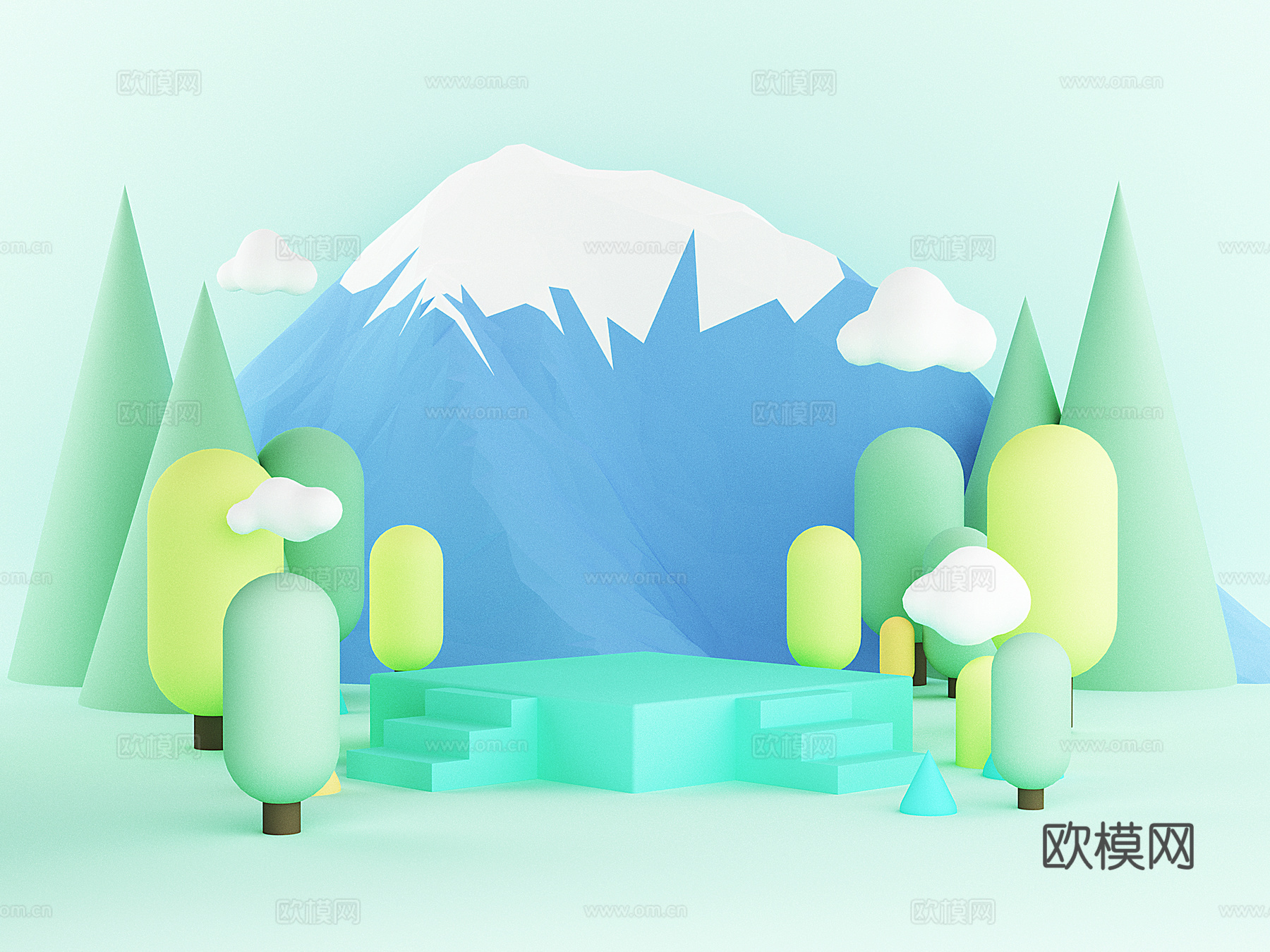陈设 电商场景3d模型