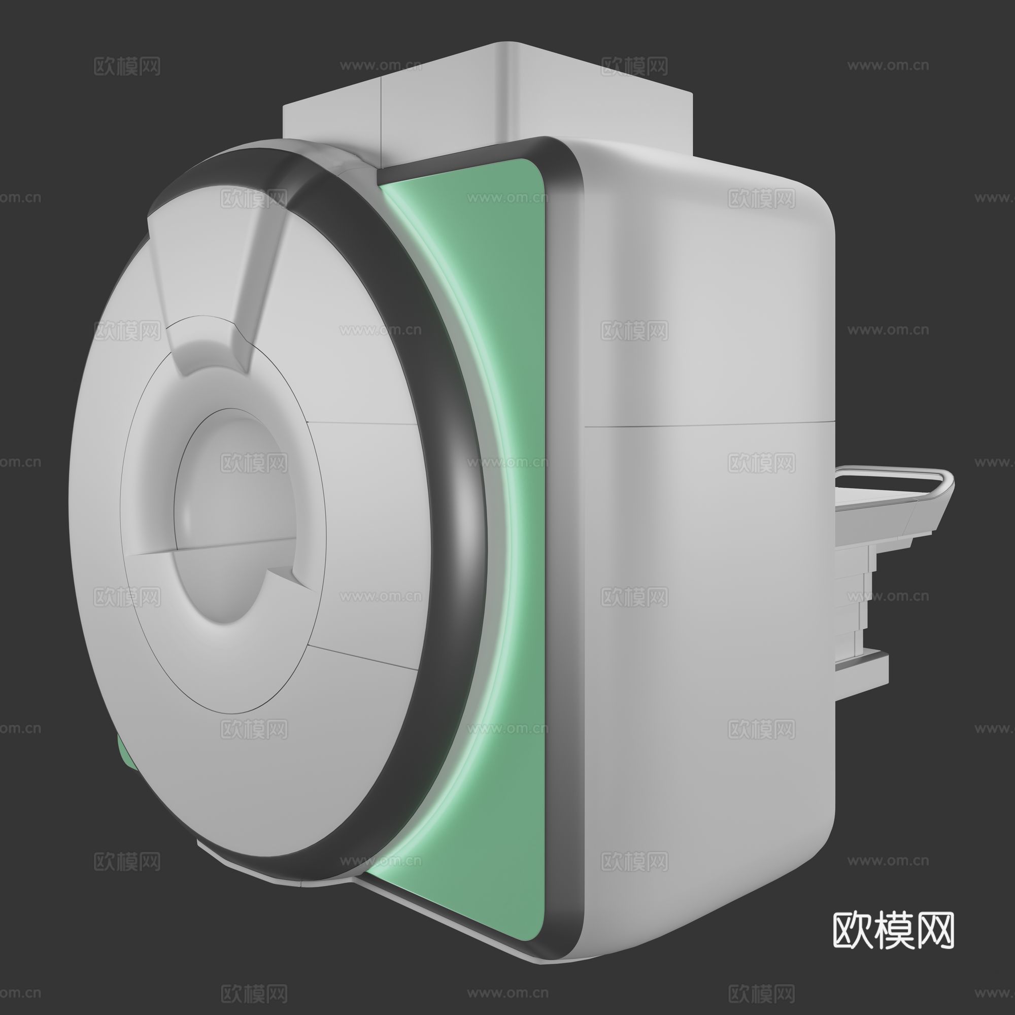 西门子 核磁共振成像 断层扫描3d模型下载（渲染图5）