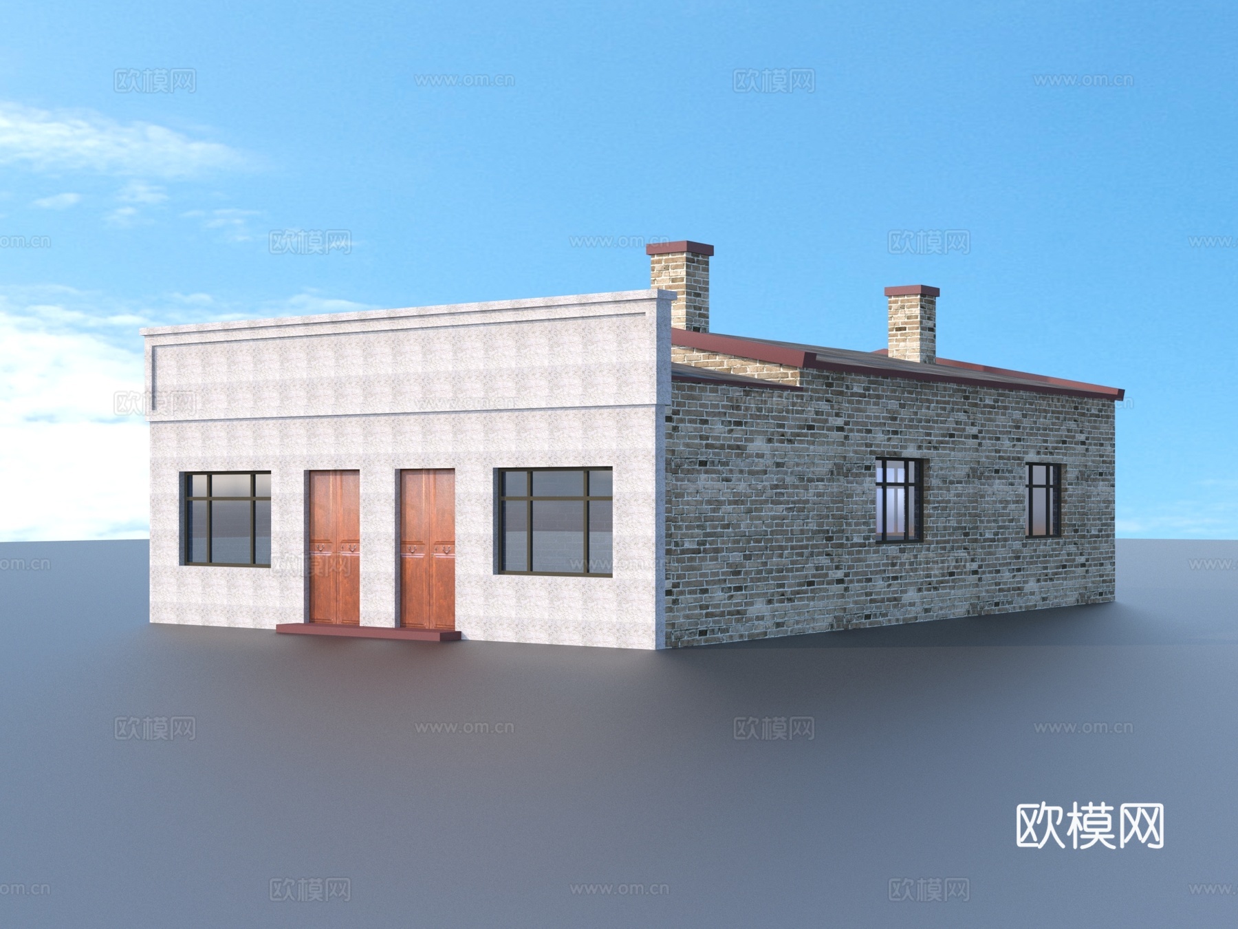 民房 私宅 住宅 建筑 效果图3d模型