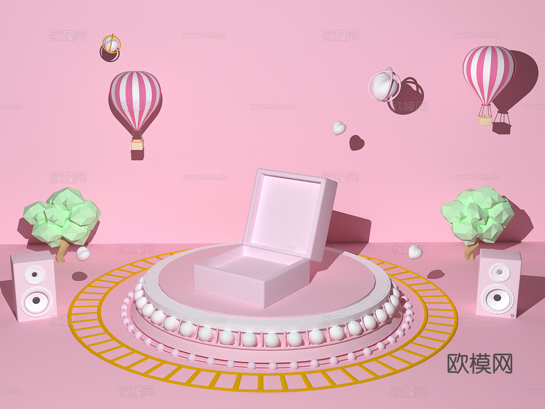 陈设 电商场景3d模型