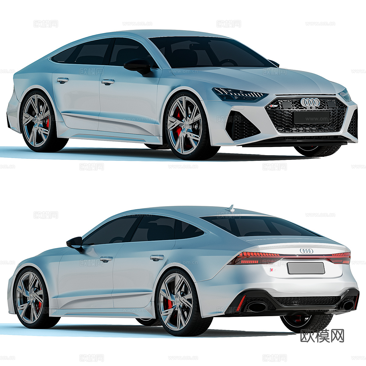 奥迪 RS7 轿车3d模型