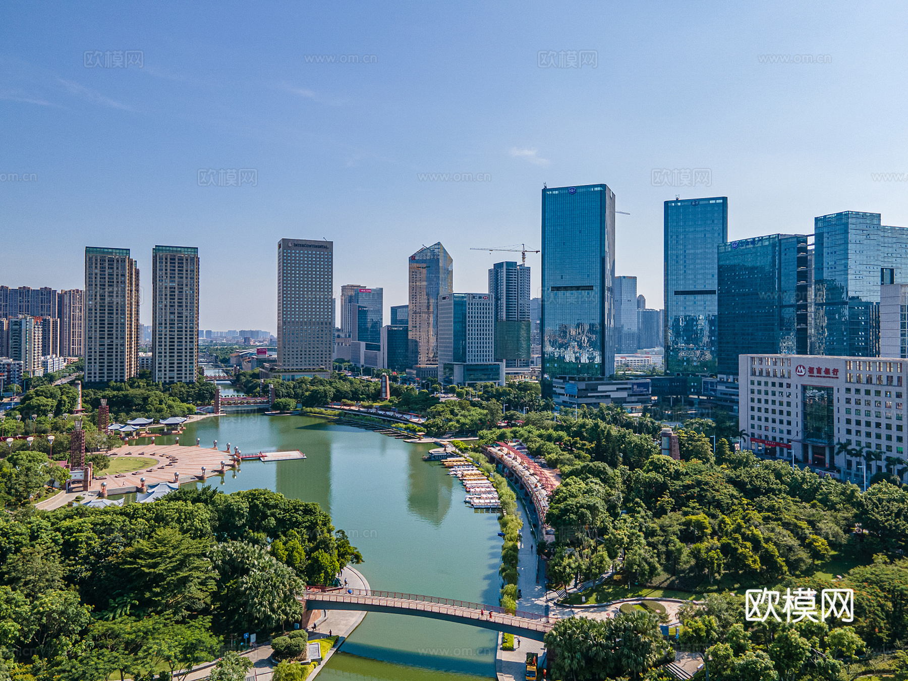 白天城市外景  外景贴图  环境贴图