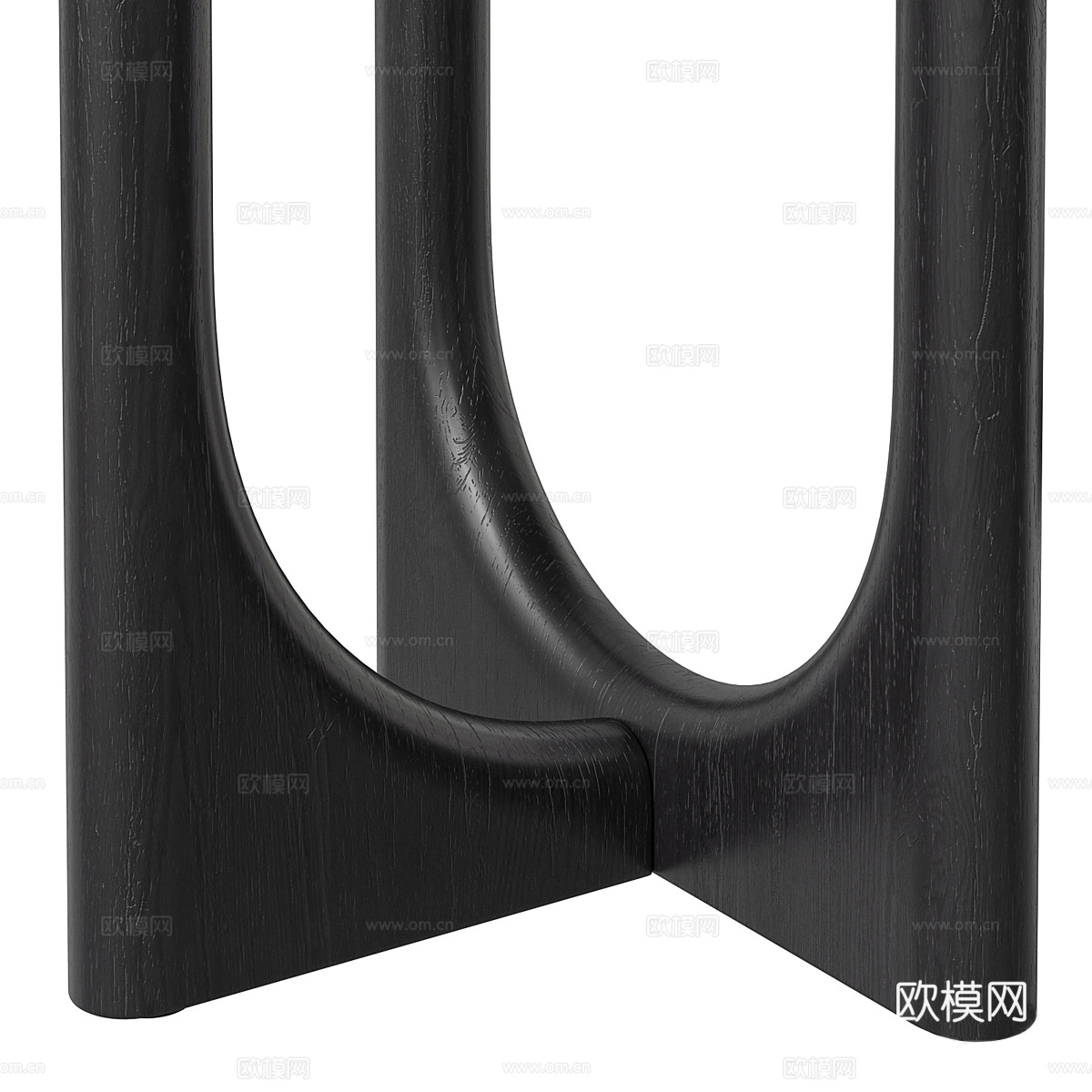 新中式实木端景台3d模型
