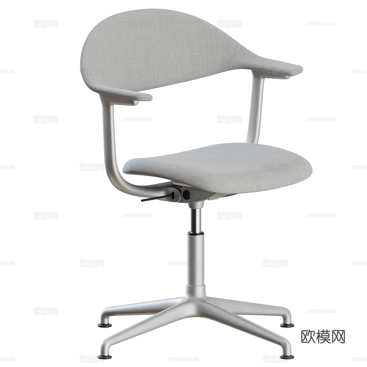 现代意式办公椅3d模型