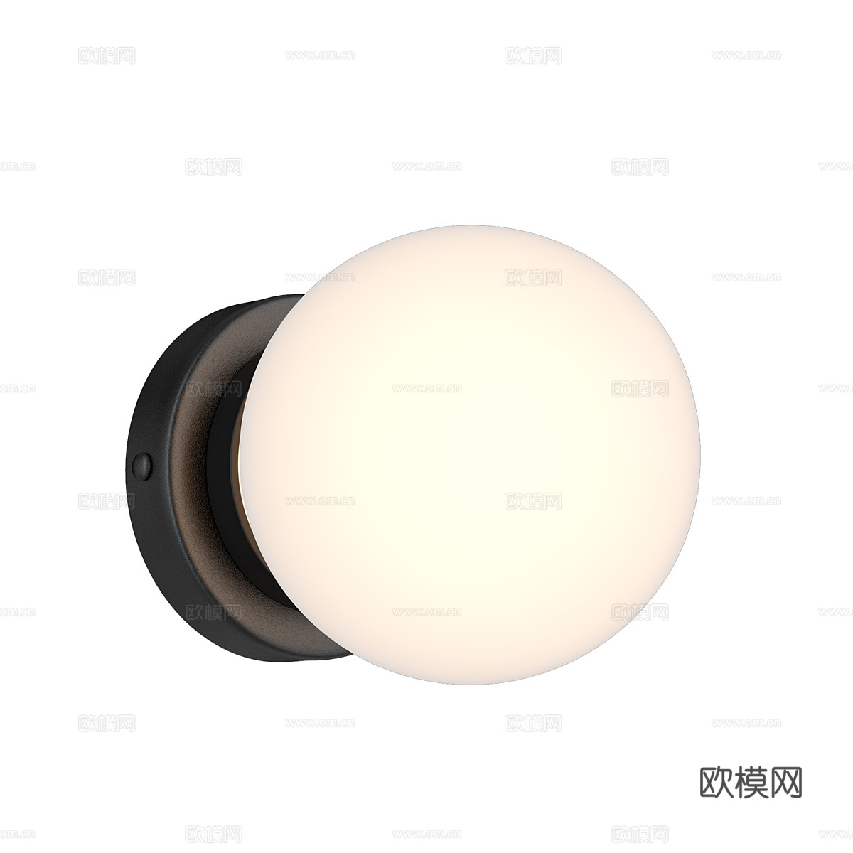 现代简约球形壁灯 壁灯 简约球形壁灯 装饰壁灯 客厅壁灯3d模型