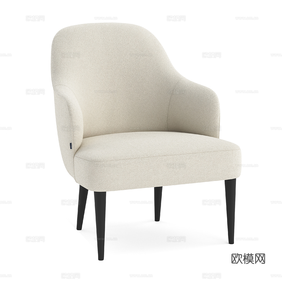 现代简约单人沙发 单人沙发 简约沙发 休闲沙发 客厅沙发3d模型