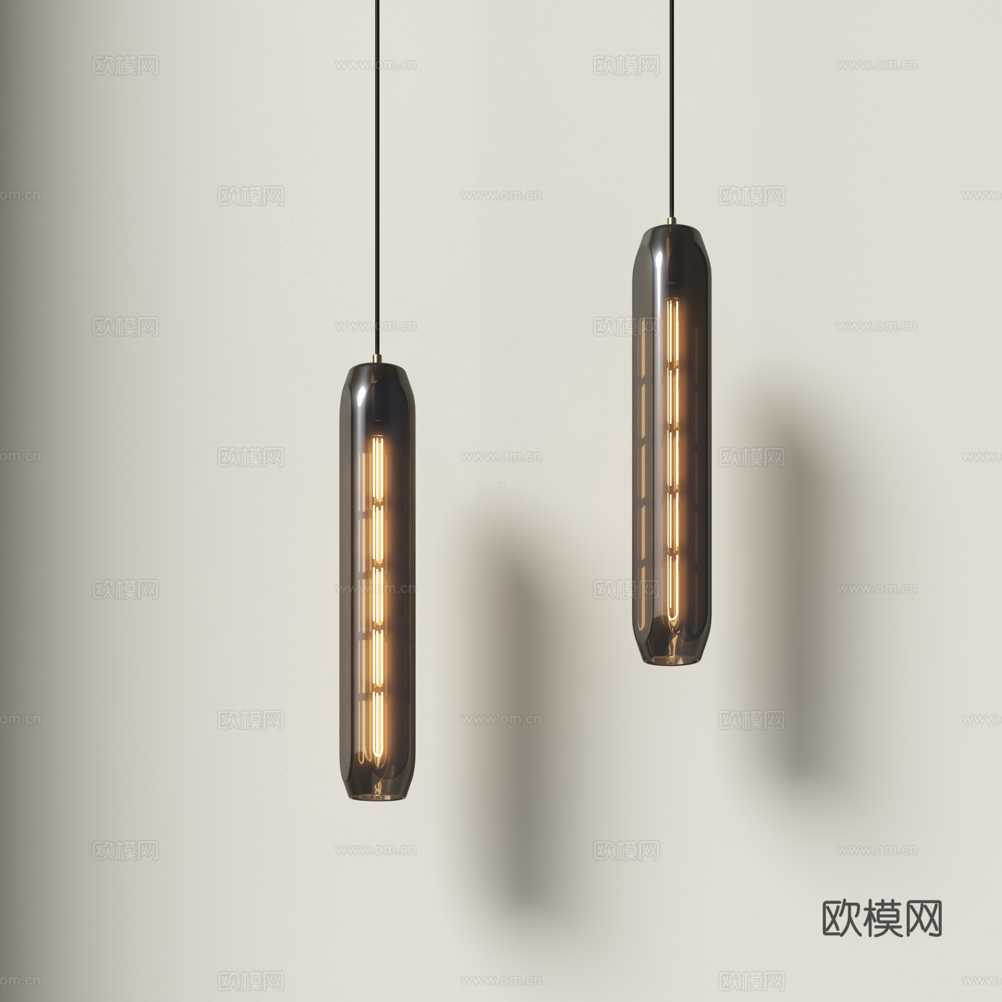 现代小吊灯 简约水晶小吊灯 轻奢床头小吊灯 餐厅吧台小吊灯3d模型