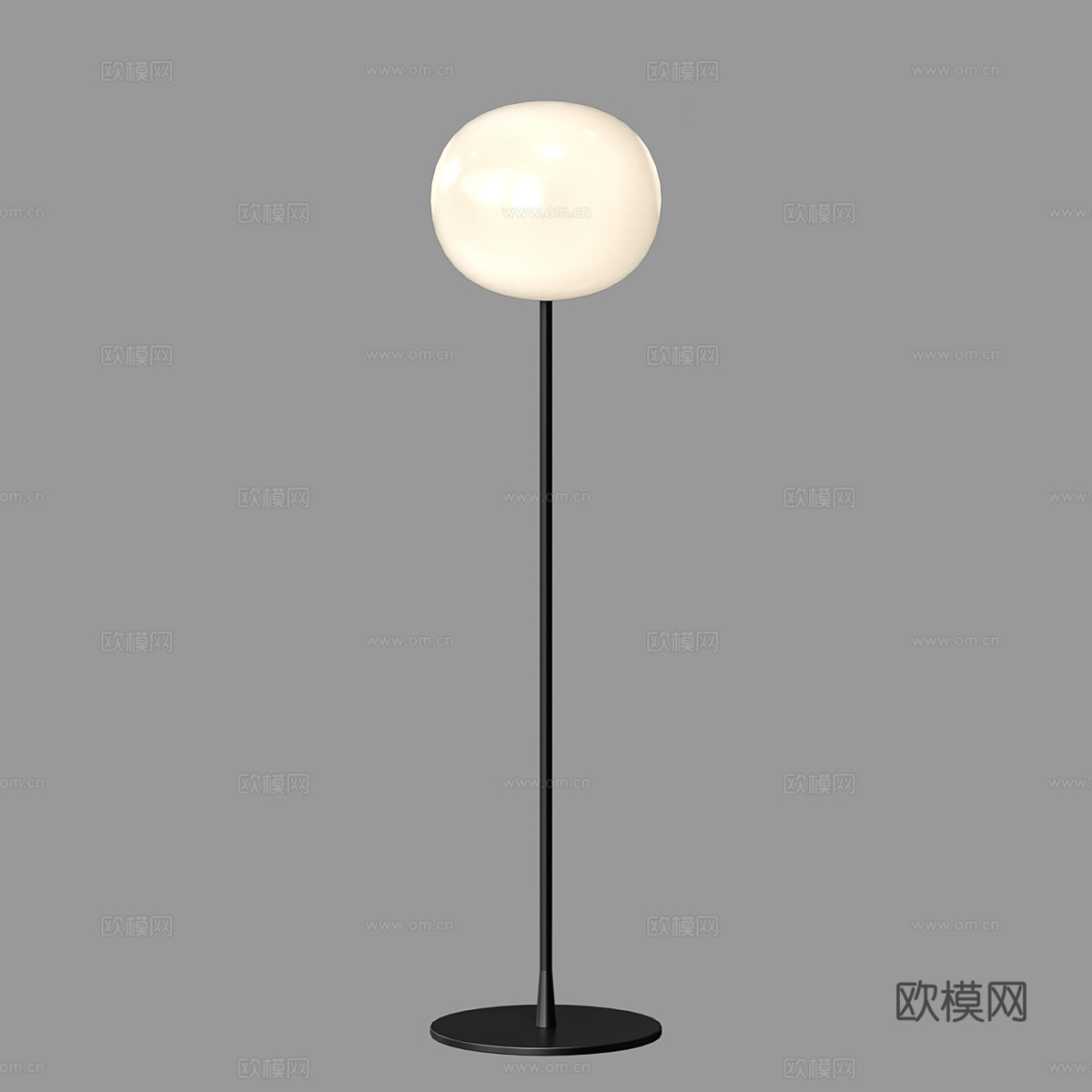 北欧简约落地灯 落地灯 简约落地灯 书房落地灯 灯3d模型