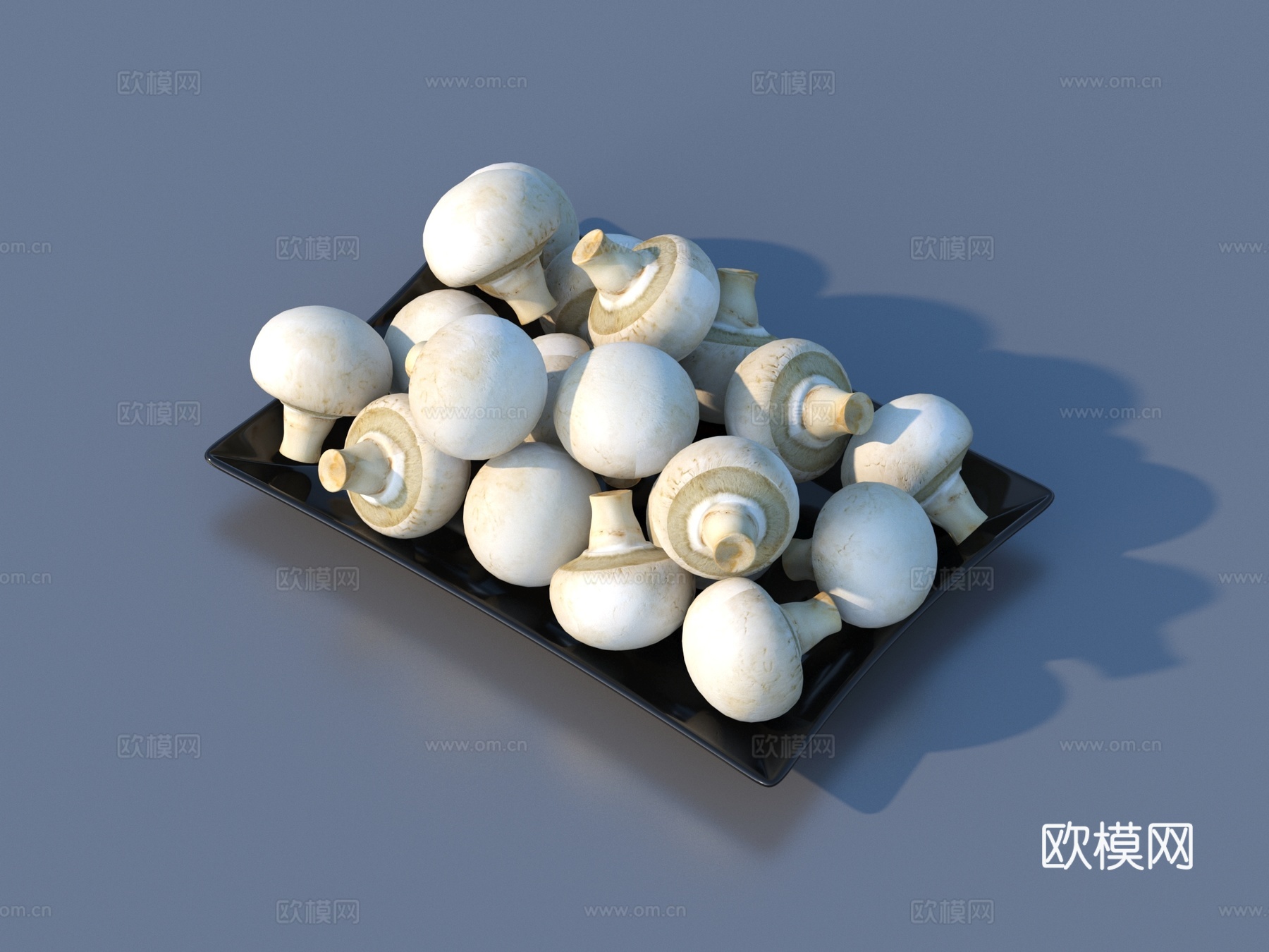 蘑菇 香菇 蔬菜 菌类3d模型