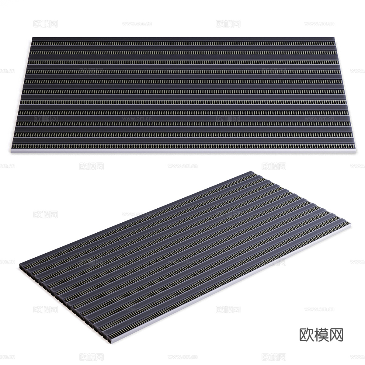 大门入口防滑地垫3d模型