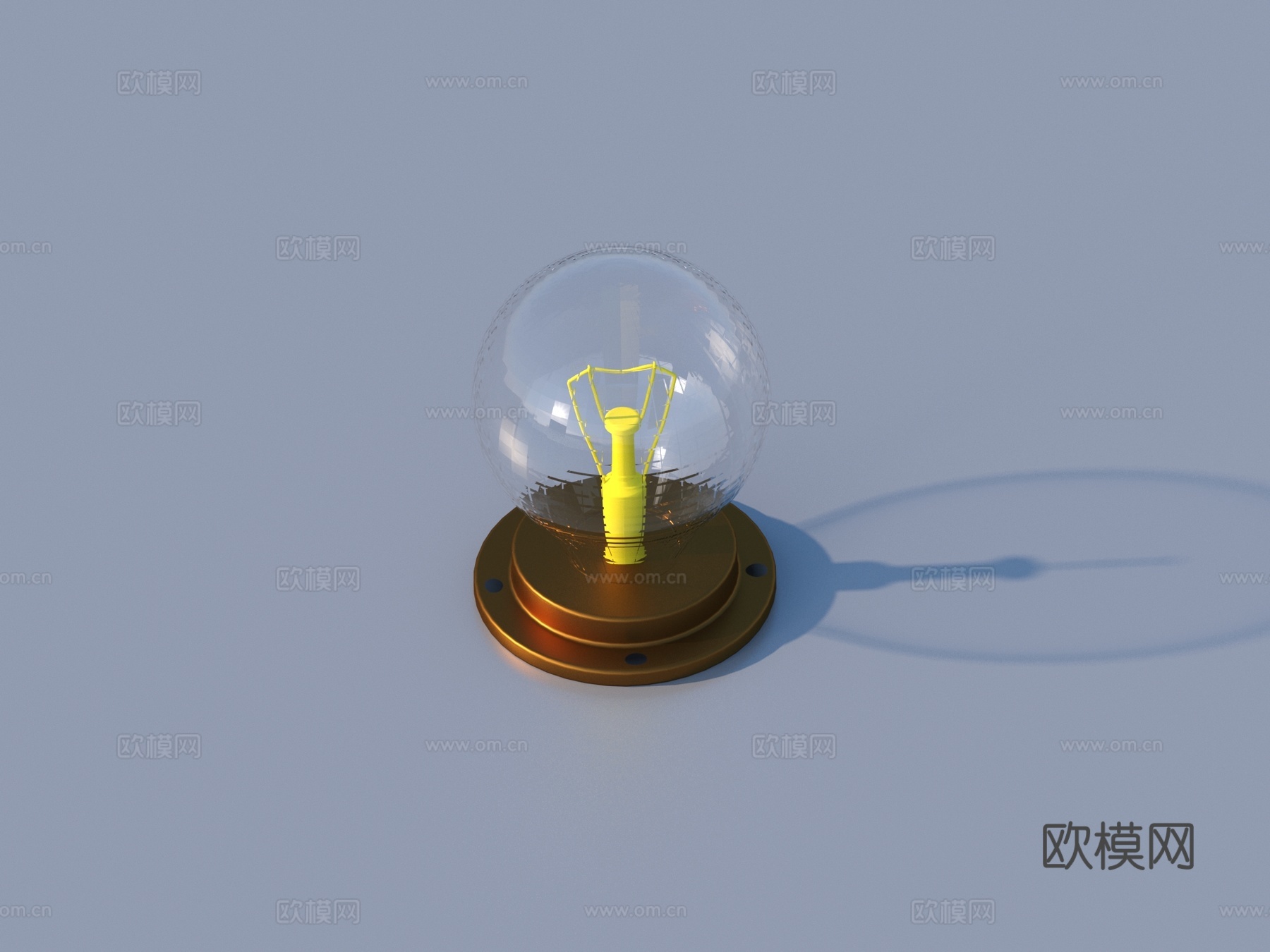 台灯 灯泡 电灯 灯具3d模型