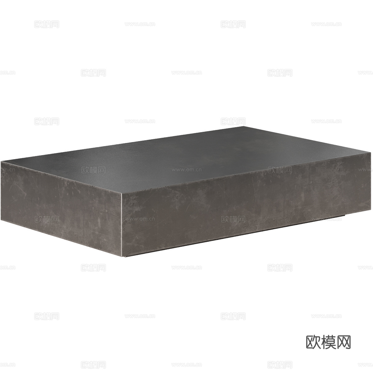 现代意式轻奢金属茶几3d模型