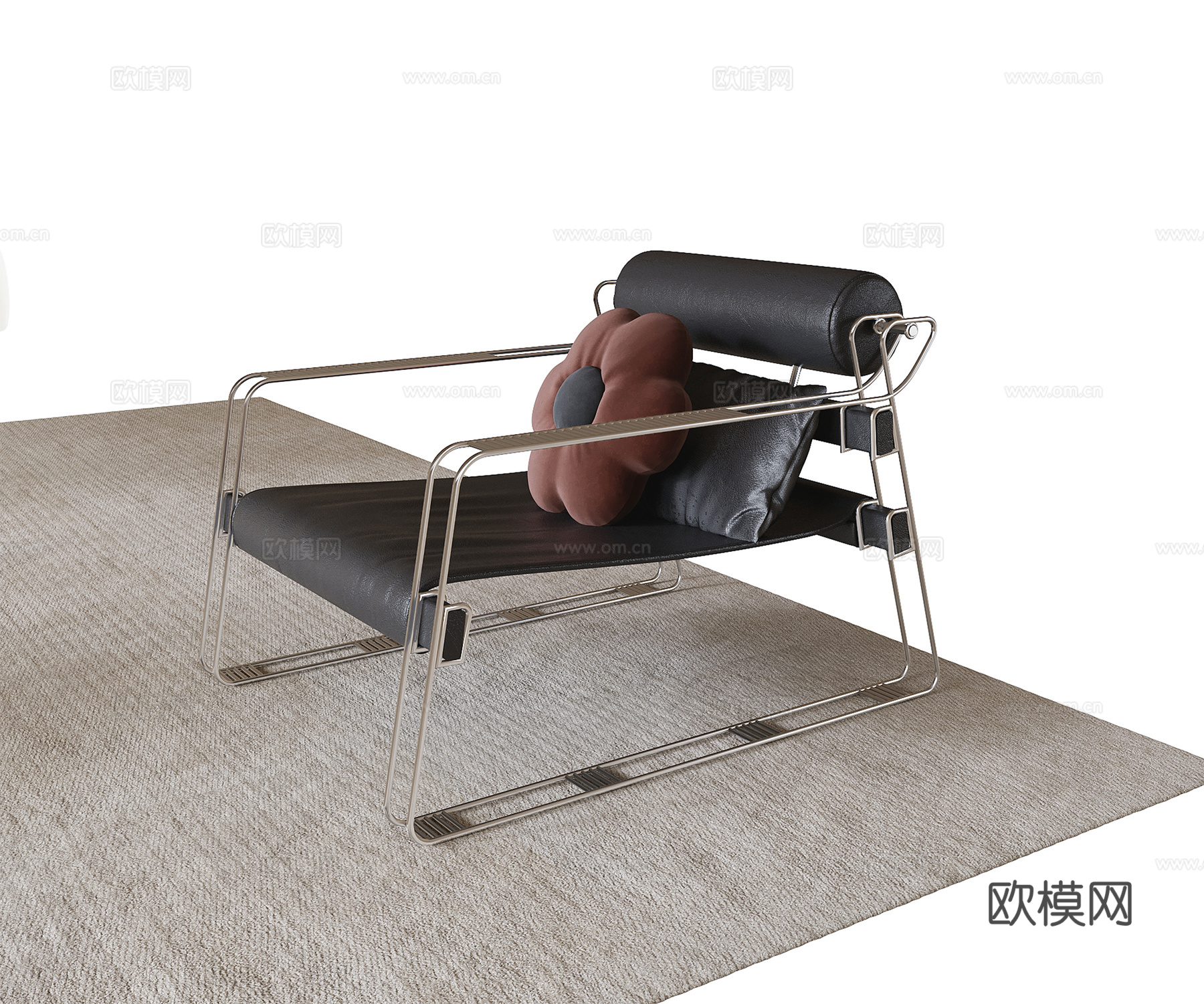 现代休闲椅 单椅3d模型