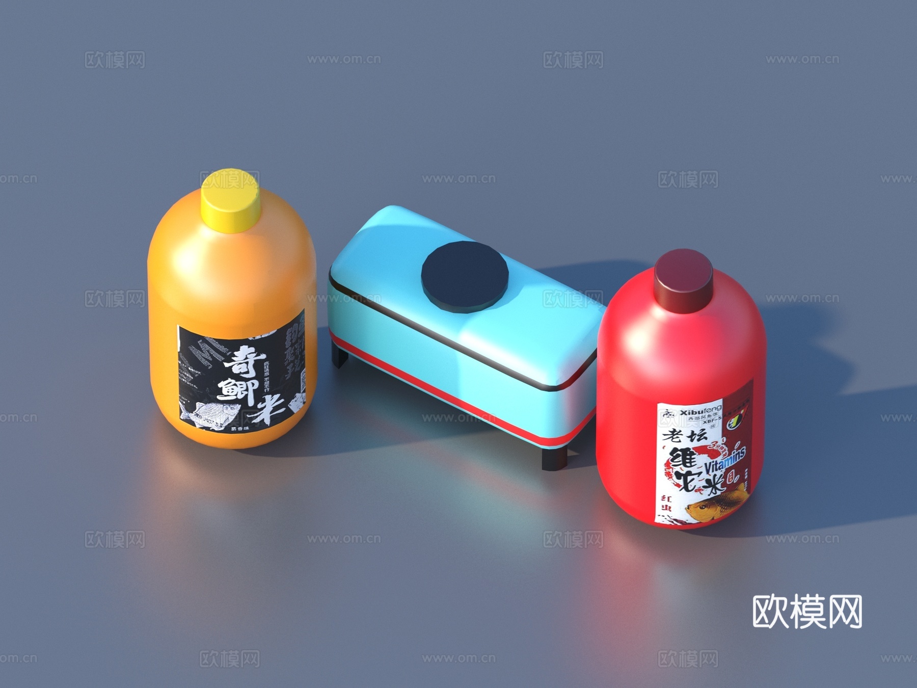 罐子 超市商品 生活用品3d模型