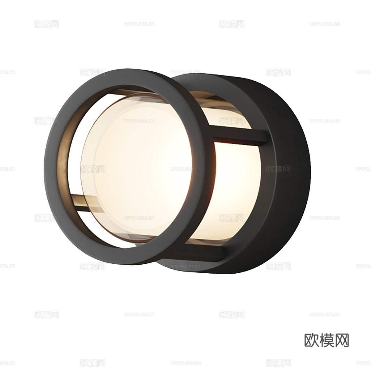 现代简约壁灯 壁灯 简约壁灯 轻奢壁灯 圆形壁灯 装饰壁灯3d模型