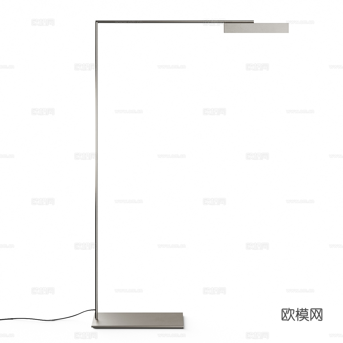 现代极简落地灯3d模型