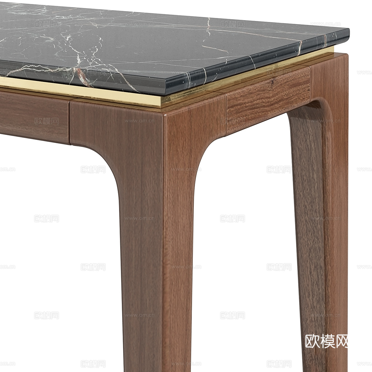 新中式轻奢端景台3d模型