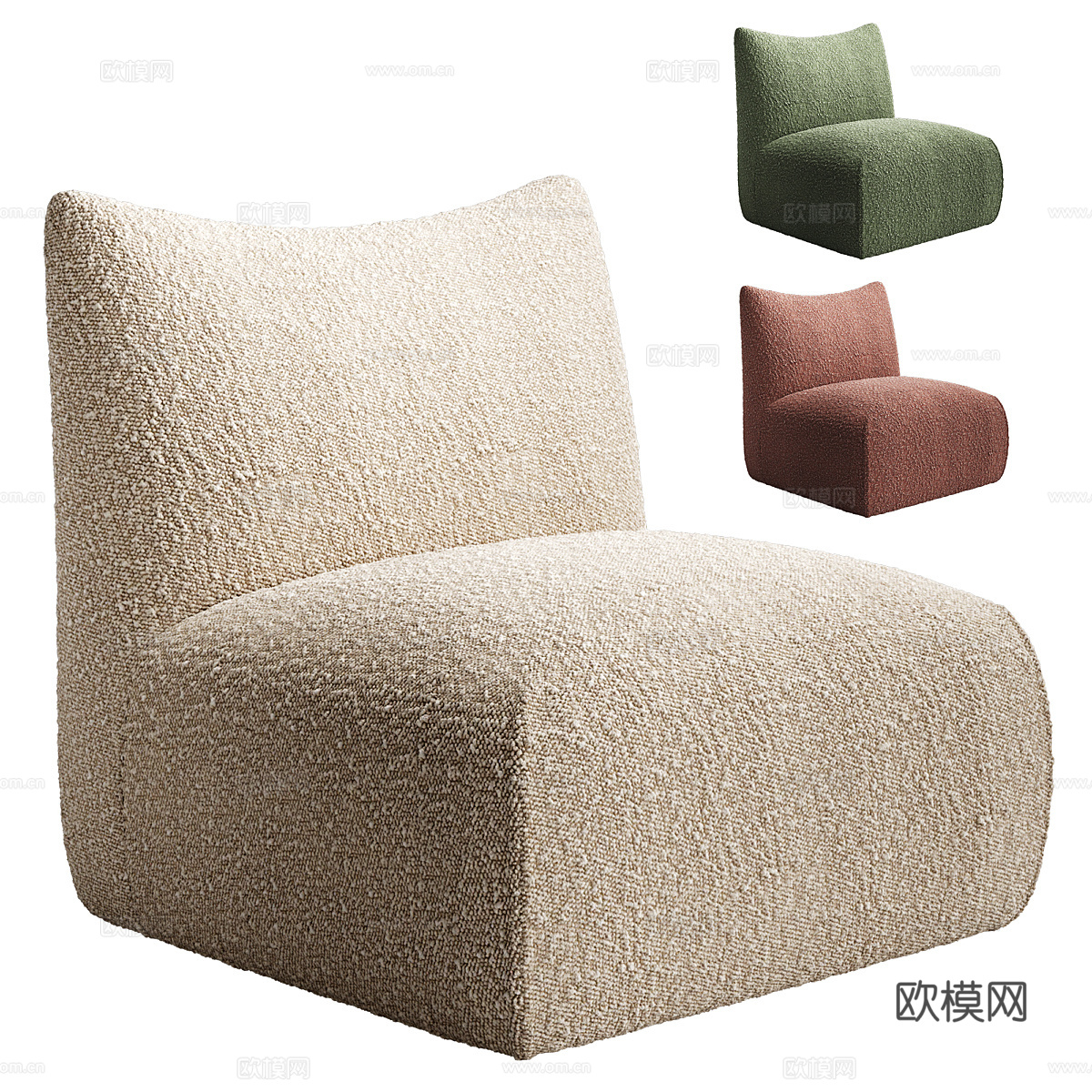 CORNERDESIGN 设计的扶手椅 DOLLY3d模型