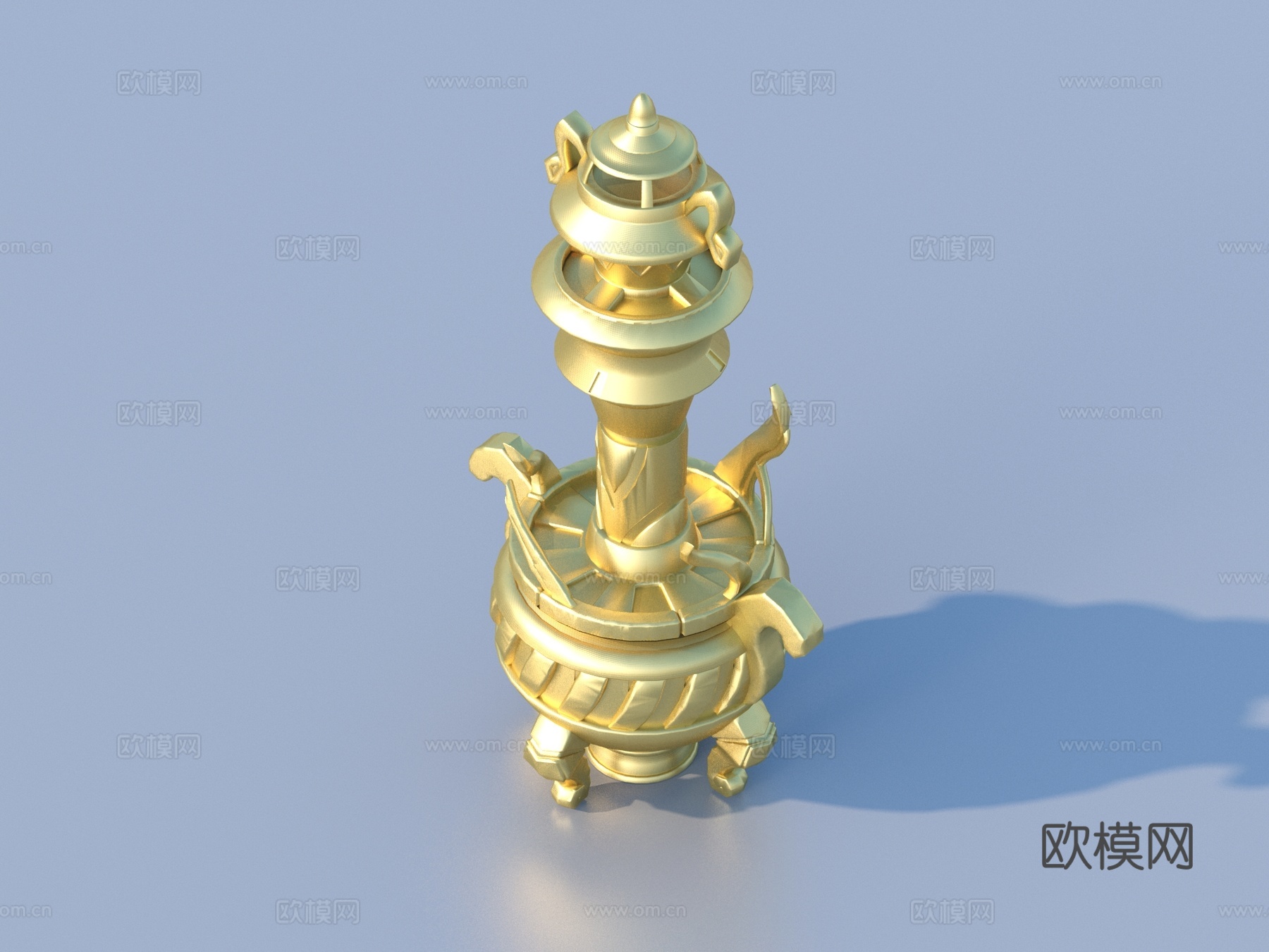 鼎 金鼎 古董 文物 艺术品3d模型