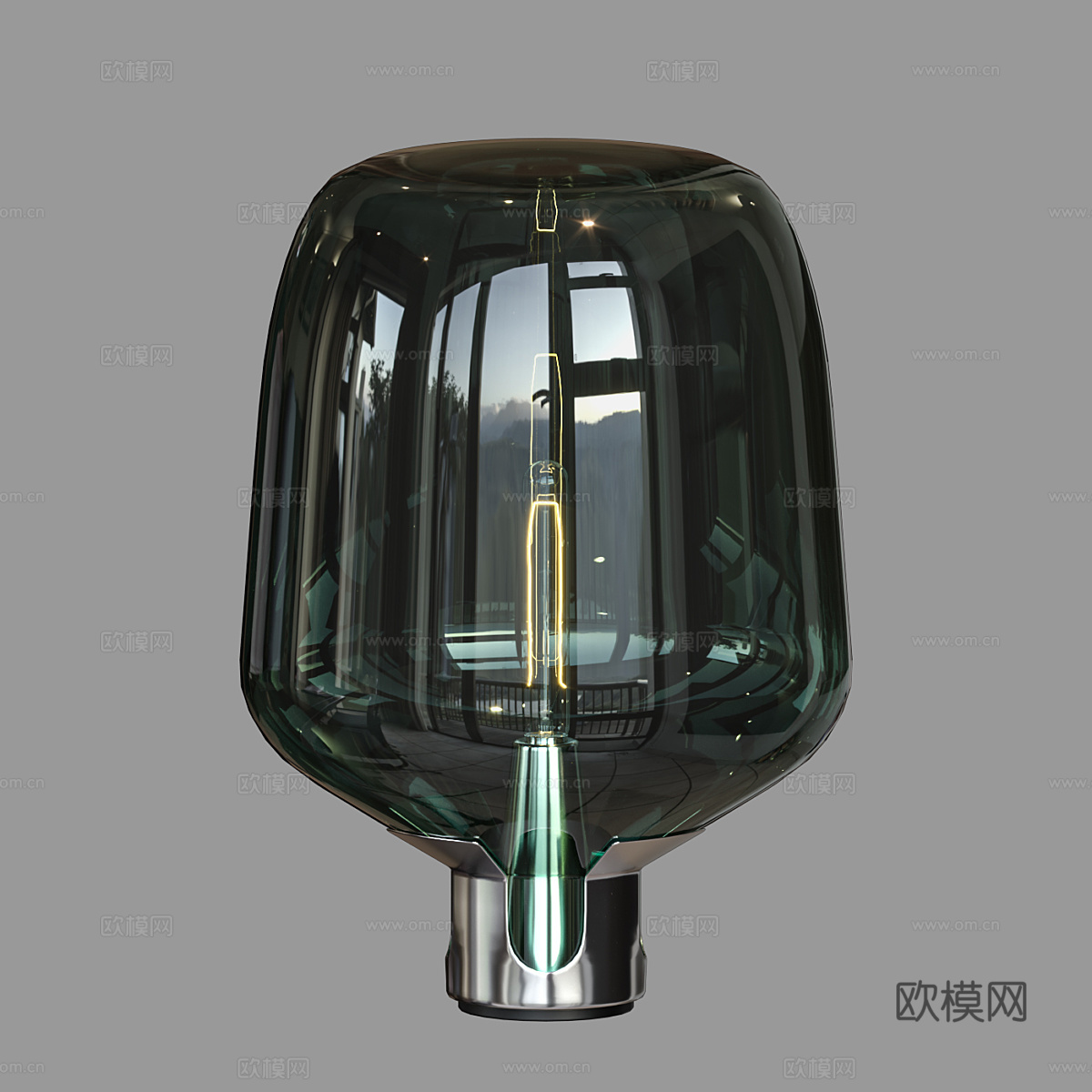 现代简约台灯 台灯 简约台灯 书房台灯 简约台灯 灯3d模型