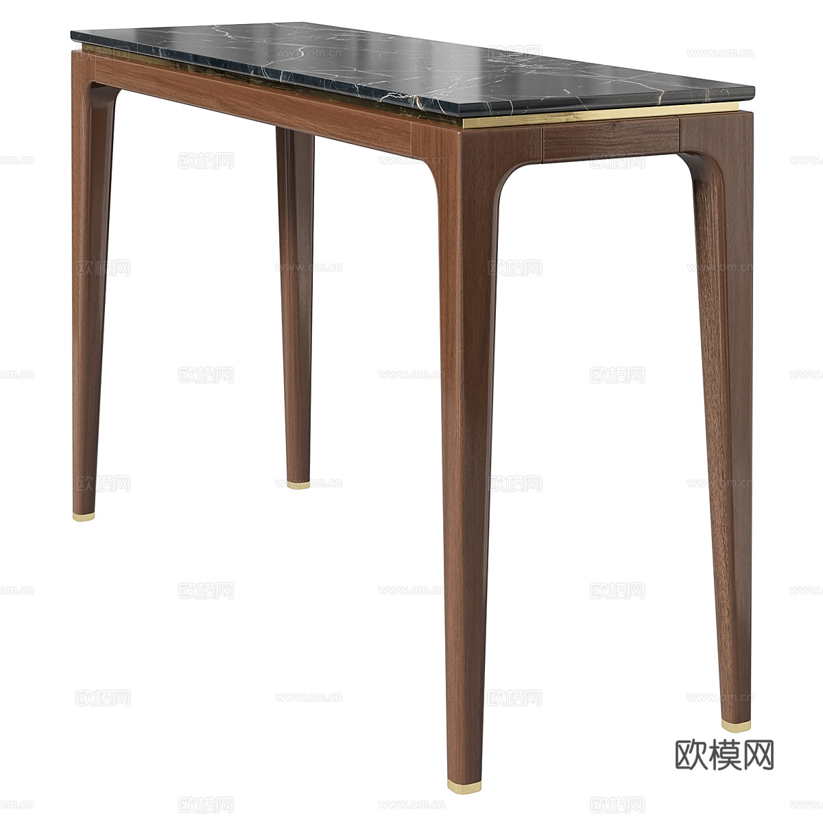 新中式轻奢端景台3d模型