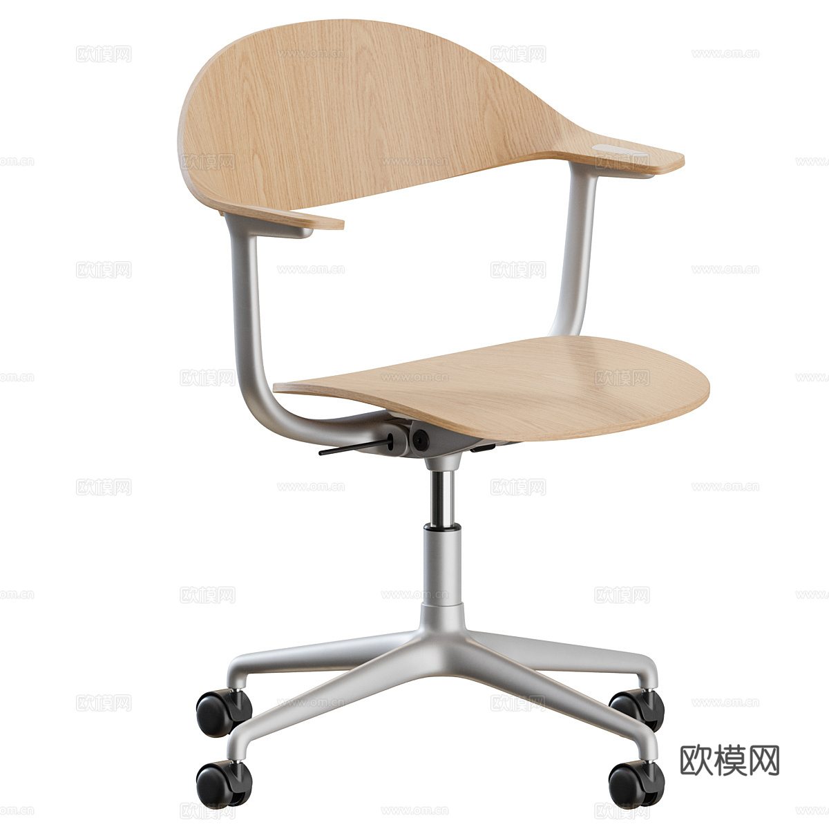 现代意式办公椅3d模型