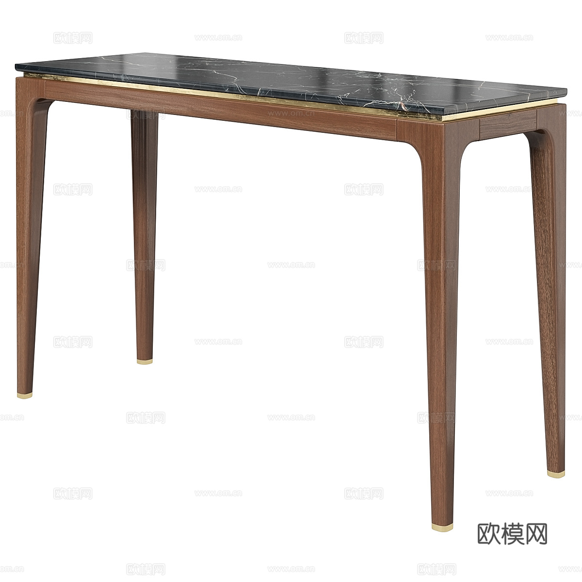 新中式轻奢端景台3d模型