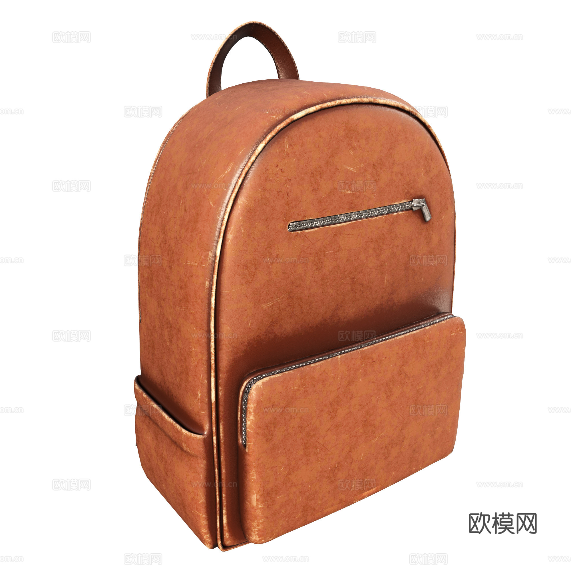 儿童双肩包 书包3d模型