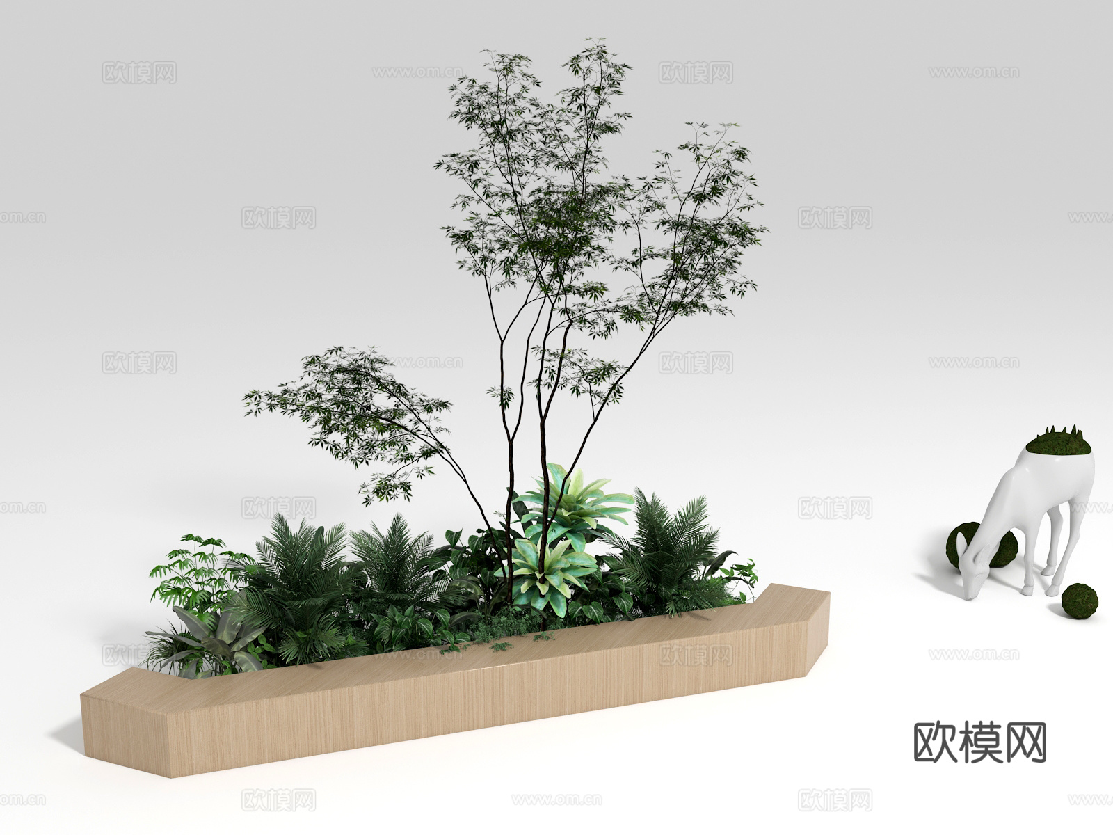 植物景观3d模型