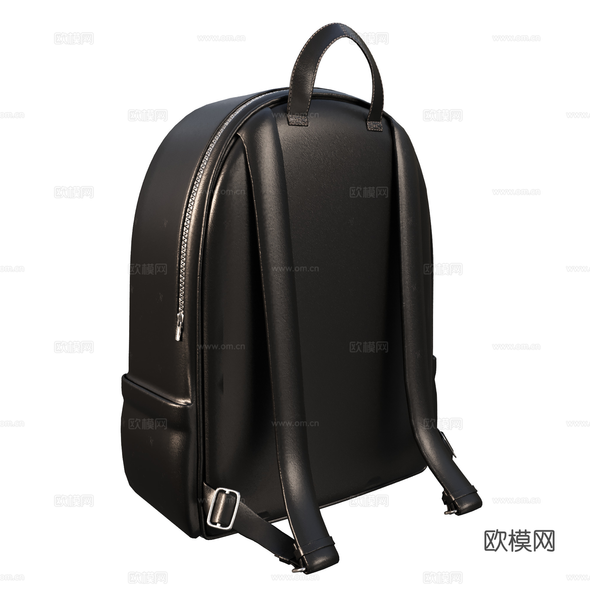 儿童双肩包 书包3d模型