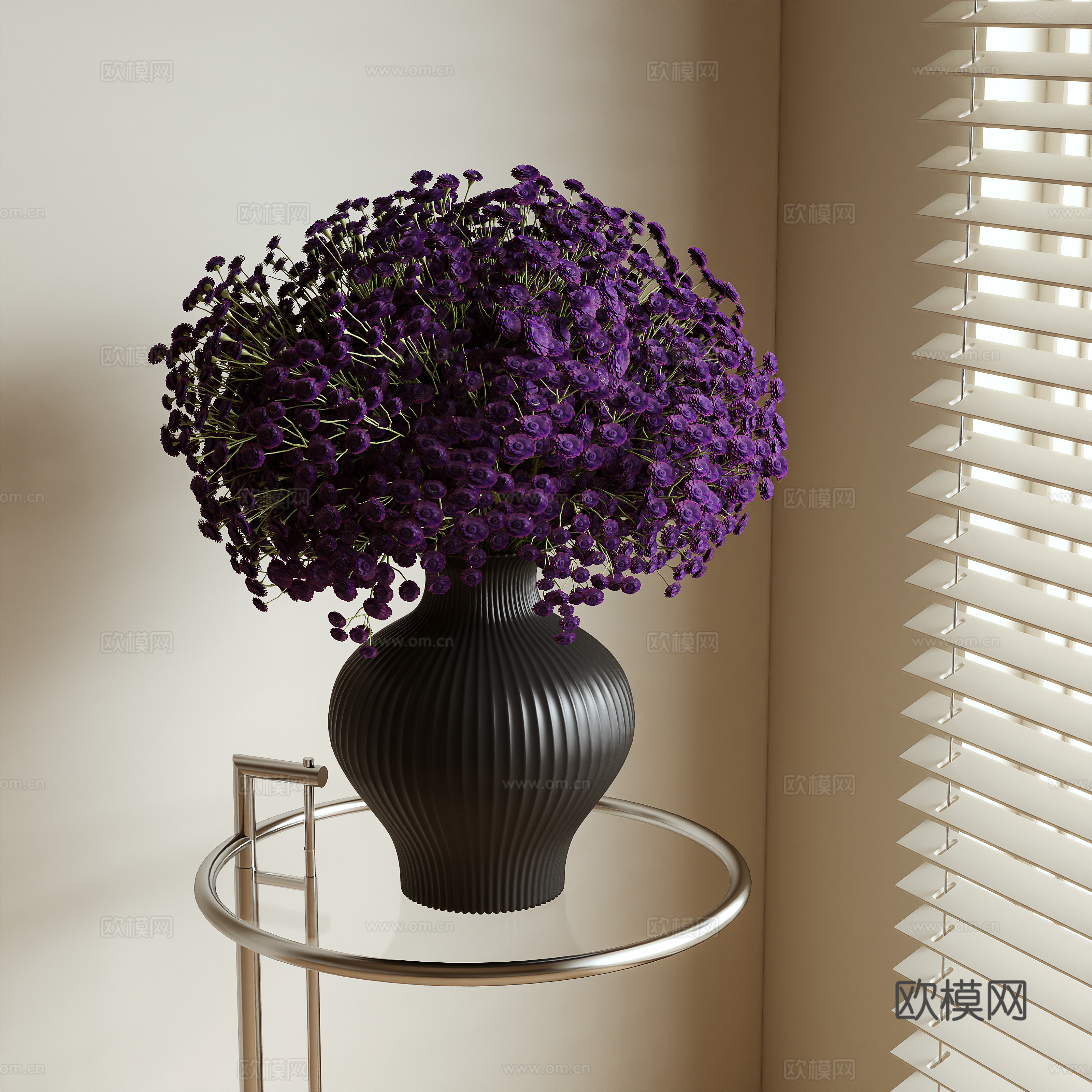 现代花卉 插花3d模型