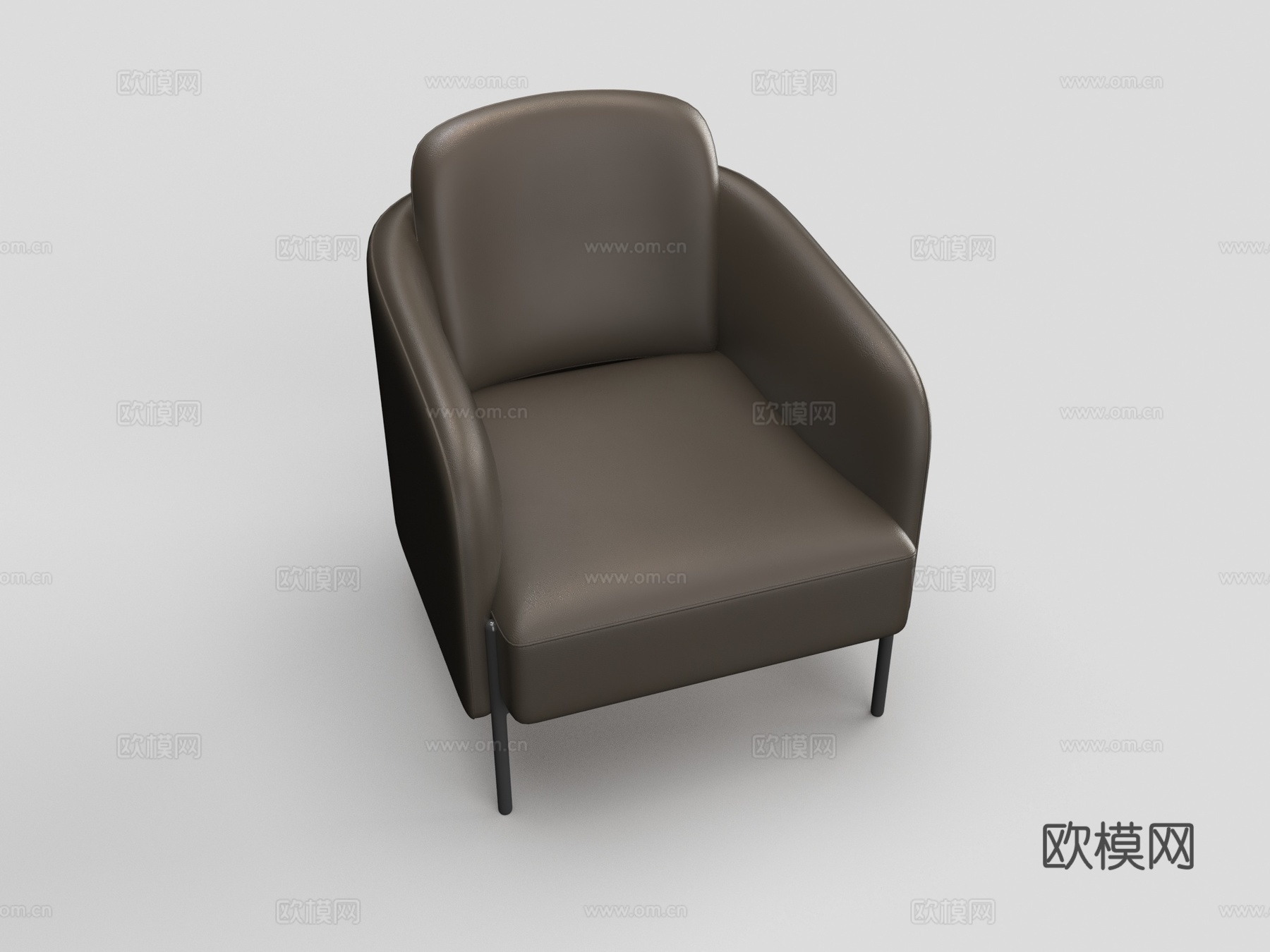 现代 单人沙发 休闲椅3d模型