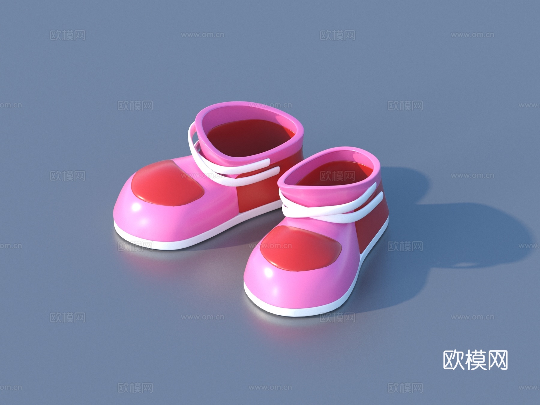 鞋子 卡通鞋3d模型