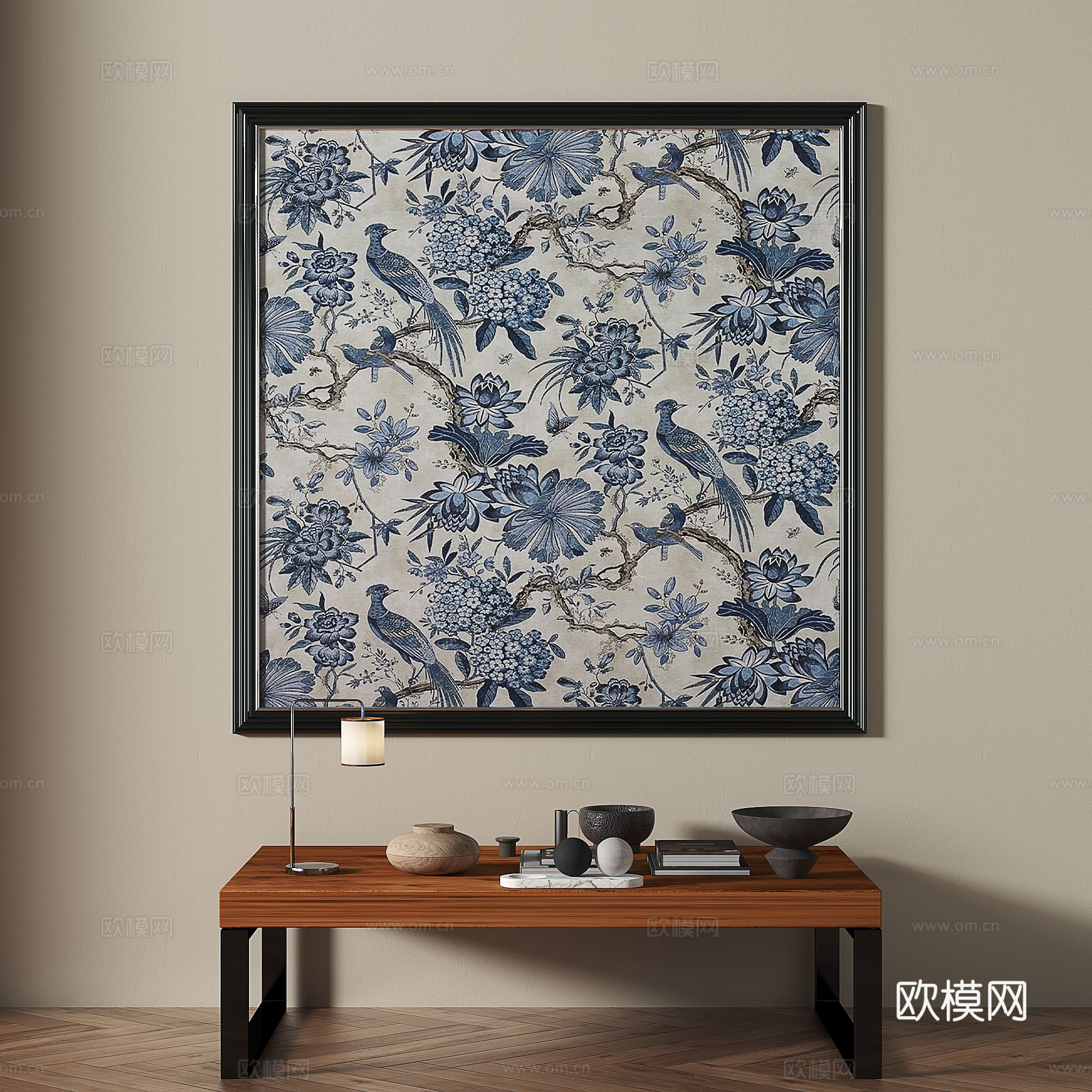 现代，法式，复古，中古，轻奢，油画，装饰画3d模型