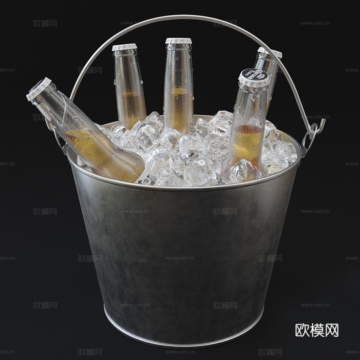 啤酒桶 Corona Extra 啤酒3d模型
